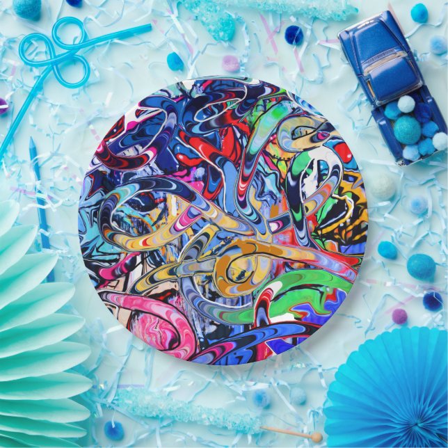 Graffiti Style  Paper Plates (Party)