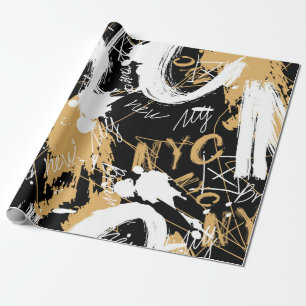 graffiti style seamless abstract pattern. illustra wrapping paper