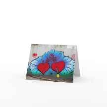 Graffiti style Valentine card