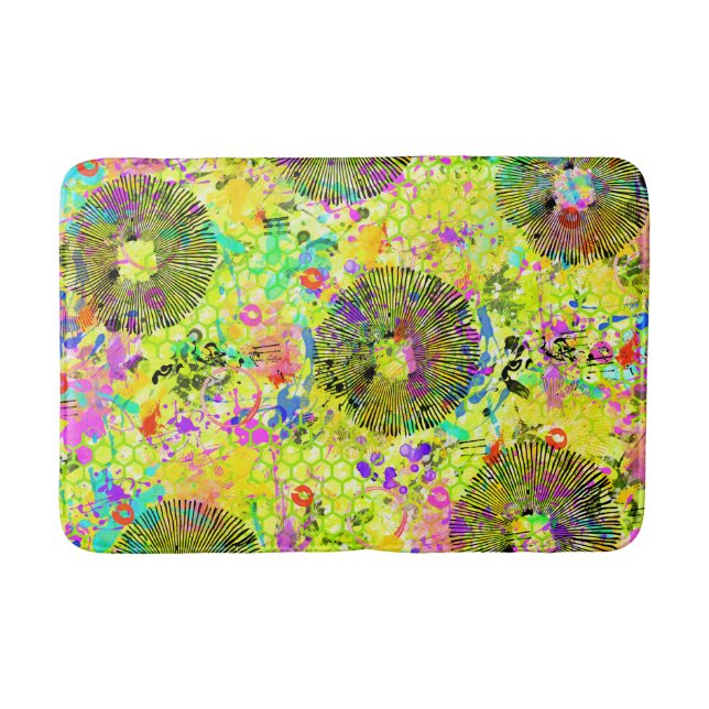 Graffiti Summer Bath Mat (Front)
