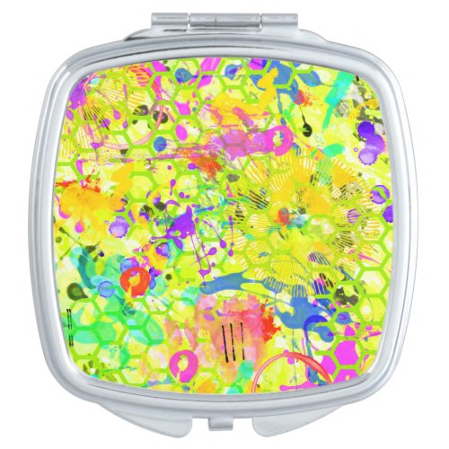 Graffiti Summer Compact Mirror