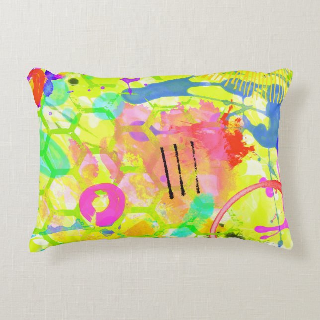 Graffiti Summer Decorative Pillow (Front)