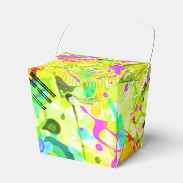 Graffiti Summer Favor Boxes (Front Side)
