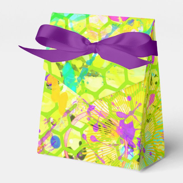 Graffiti Summer Favor Boxes (Front Side)