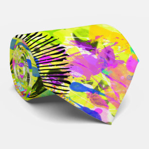 Graffiti Summer Neck Tie