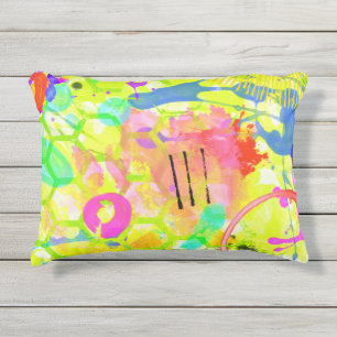 Graffiti Summer Outdoor Pillow