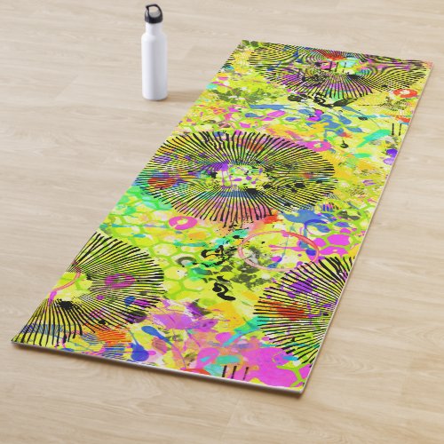 Graffiti Summer Yoga Mat