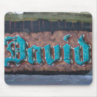 Graffiti Tag: David Mouse Pad