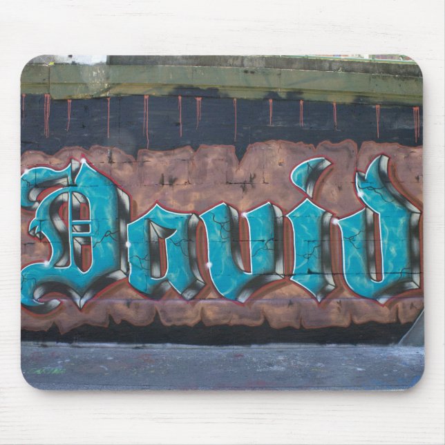 Graffiti Tag: David Mouse Pad (Front)
