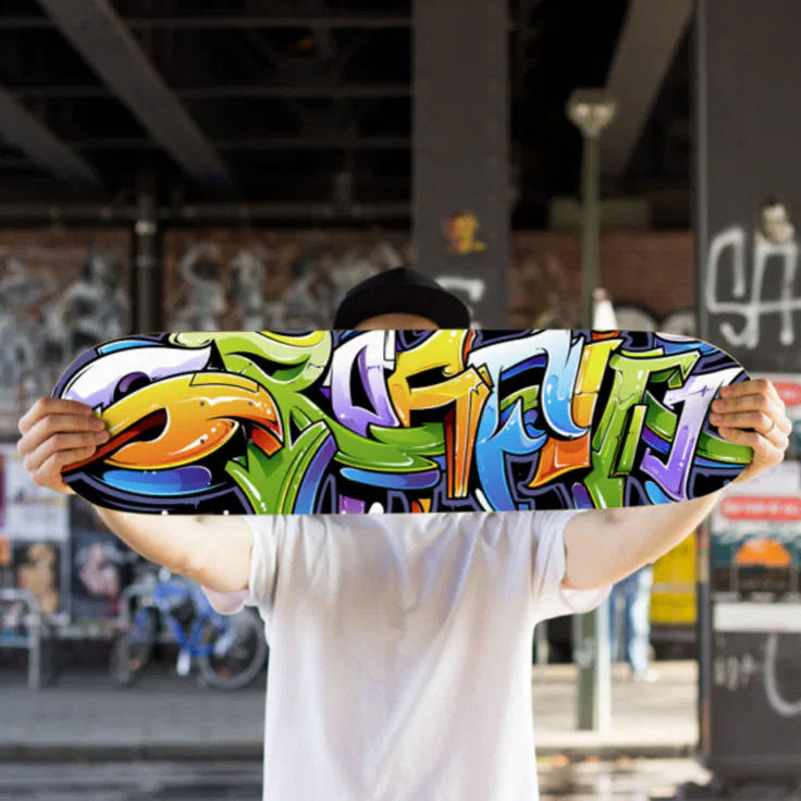 Graffiti Tag Skateboard Graffiti Skateboard Deck Zazzle