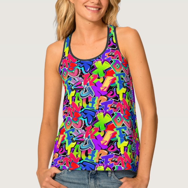 graffiti tank top (Front)
