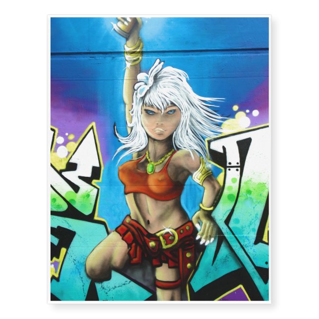 Graffiti Temporary Tattoos (Front)