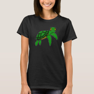 Graffiti Turtle Tortoise Cute Graffiti Turtle Gr T-Shirt