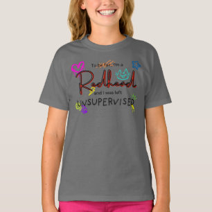 Graffiti unsupervised redhead T-Shirt