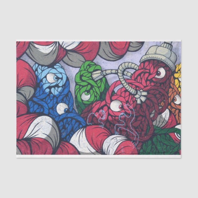 Graffiti Urban 24-1 Decoupage Tissue Paper (Front)