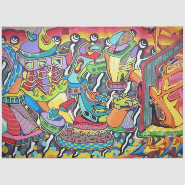 Graffiti Urban 28 Decoupage Tissue Paper (Front)