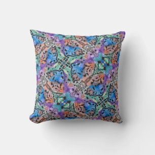 Graffiti Urban Art Inspired Throw Pillow