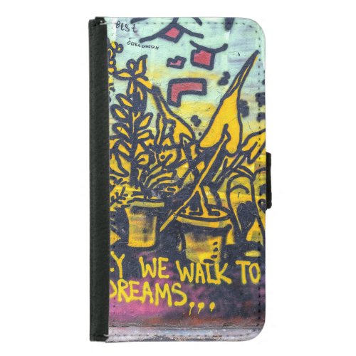Graffiti Urban Street Art Abstract Samsung Galaxy S5 Wallet Case