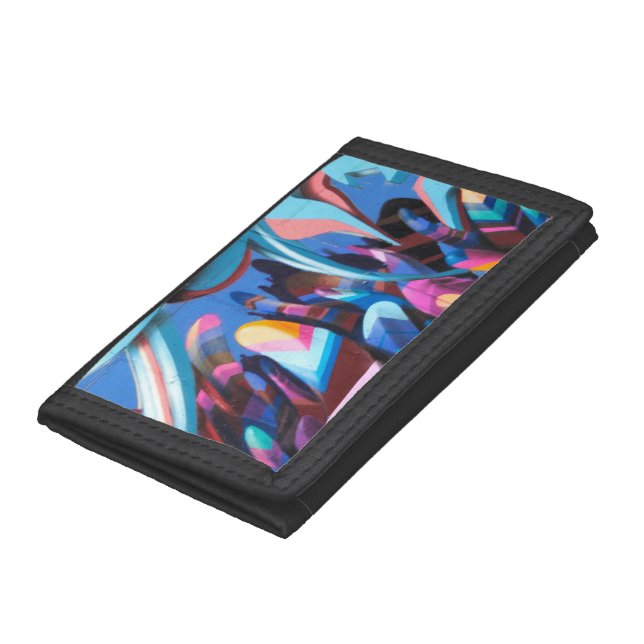 Graffiti urban street art tri-fold wallet (Bottom)