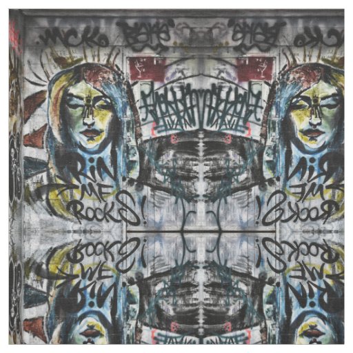 Graffiti Urban Street Cool Grunge Modern Unique Fabric