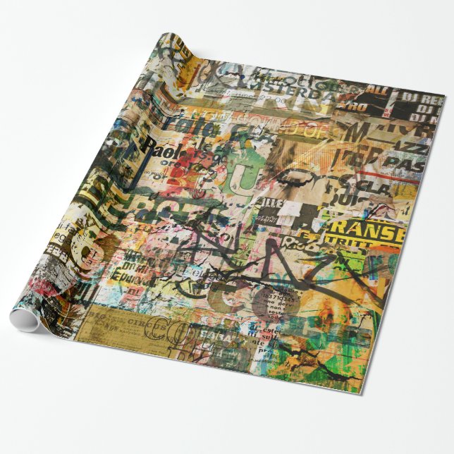 graffiti urban wrapping paper (Unrolled)