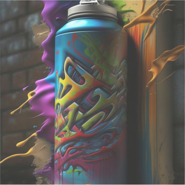 Graffiti Vibes: Street Art that Speaks to You Sticker (Front)
