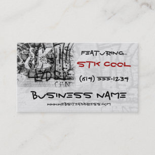 Graffiti Wall Art Design Web TShirt Business Card