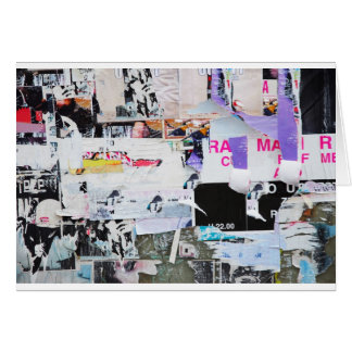 Graffiti Wall Banksy Style Torn Paper Cards