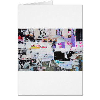 Graffiti Wall Banksy Style Torn Paper Cards