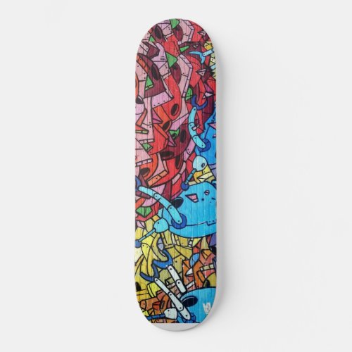 Graffiti Wall Mural Painting Skateboard