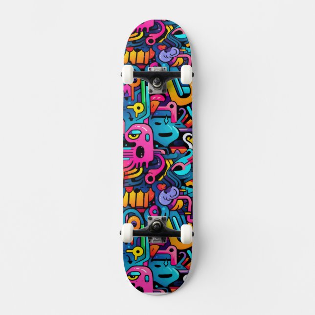 Graffiti Wall  Skateboard (Front)