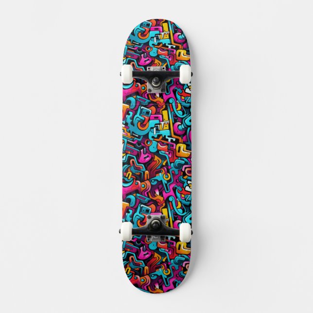 Graffiti Wall Skateboard (Front)