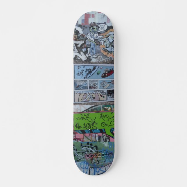 Graffiti Wall - (St. Louis, Mo) Skateboard Deck (Front)