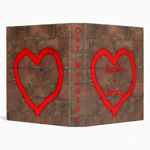 Graffiti Wedding Binder