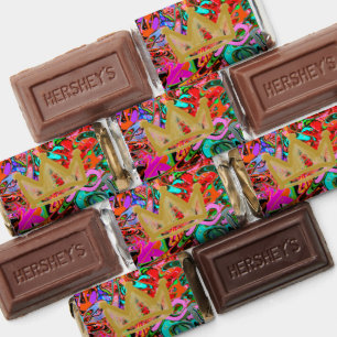 Graffiti with crown hershey's miniatures