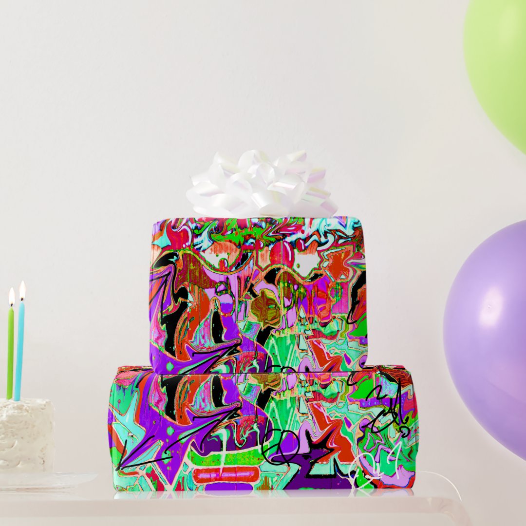 Graffiti Wrapping Paper Zazzle