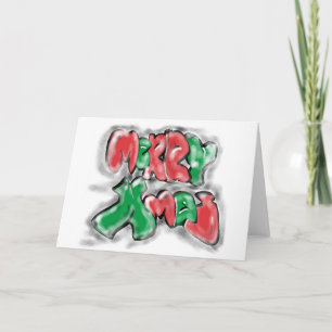 Graffiti Xmas Holiday Card