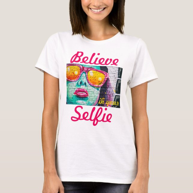 Graffitti Selfie Shirt (Front)