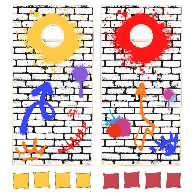 Graffitti Splash Cornhole Set (Set)