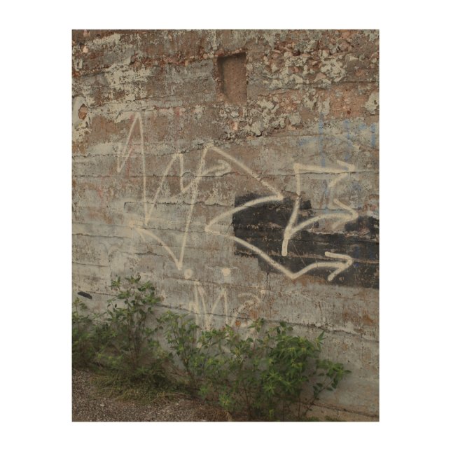 Graffitti Wood Wall Art (Front)