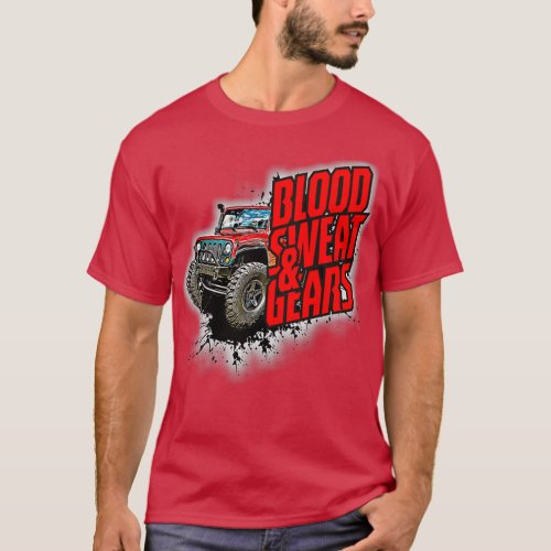 grafitti Offroad 4x4 Crawling rock crawler truck c T_Shirt