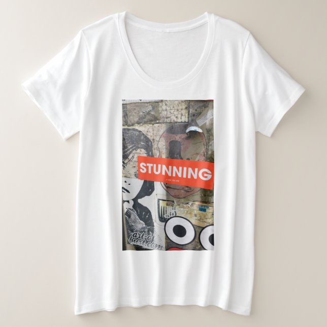 Grafitti  plus size T-Shirt (Design Front)