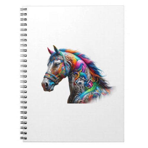 Grafity horse colorful notebook
