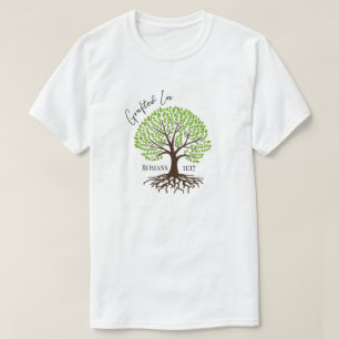 Grafted In Jesus Savior Green Tree of Life T-Shirt