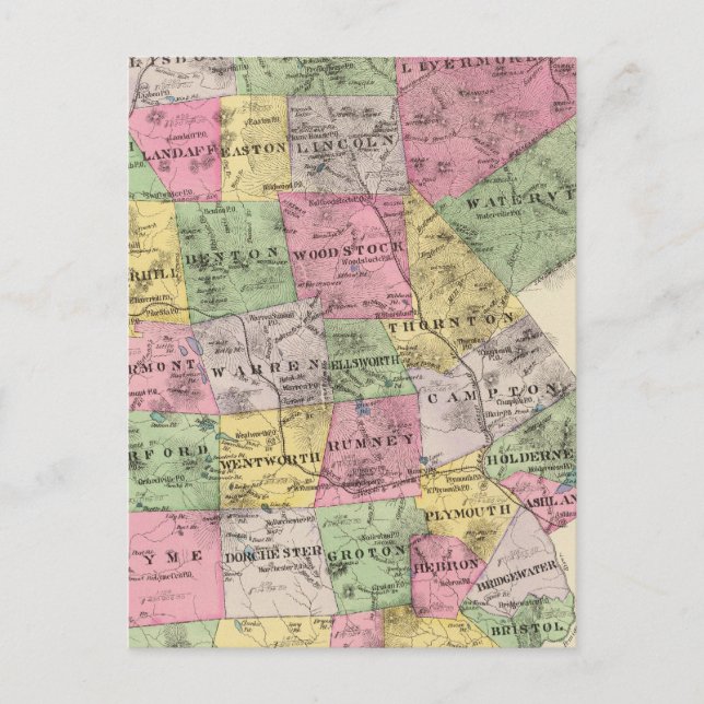 Grafton County, NH Postcard (Front)