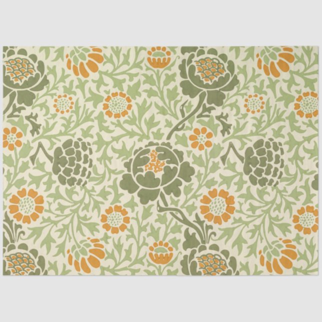 Grafton Pattern (by William Morris) Tissue Paper (Front)