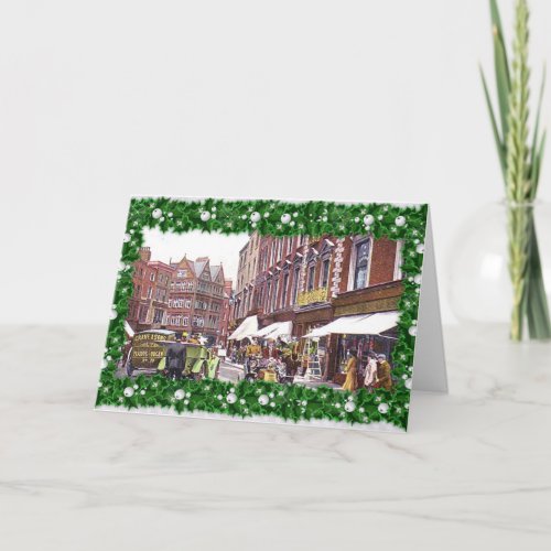 Grafton Street Dublin Christmas Card