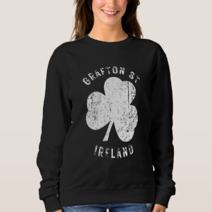 Grafton Street Dublin Ireland Vintage Shamrock Dis Sweatshirt