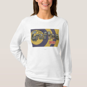 Grafton, West Virginia - Large Letter Scenes T-Shirt