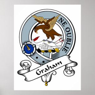 Graham Clan Badge Poster
